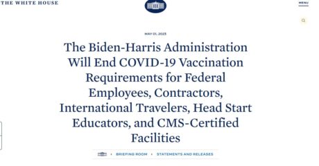 Отмена вакцинации для въезда в США