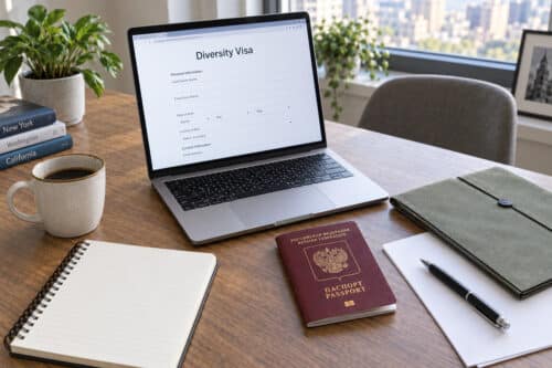 Помощь в заполнении заявки на лотерею Green Card