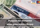 Помощь с оплатой консульского сбора банковской картой